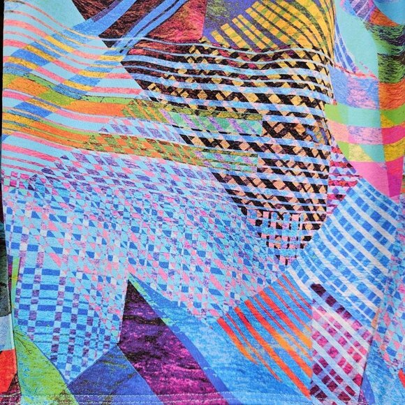 Donajo Dona Jo Skort Size Small 1 Seabreeze Artsy 16" Tennis Pickleball Blue - Picture 5 of 8